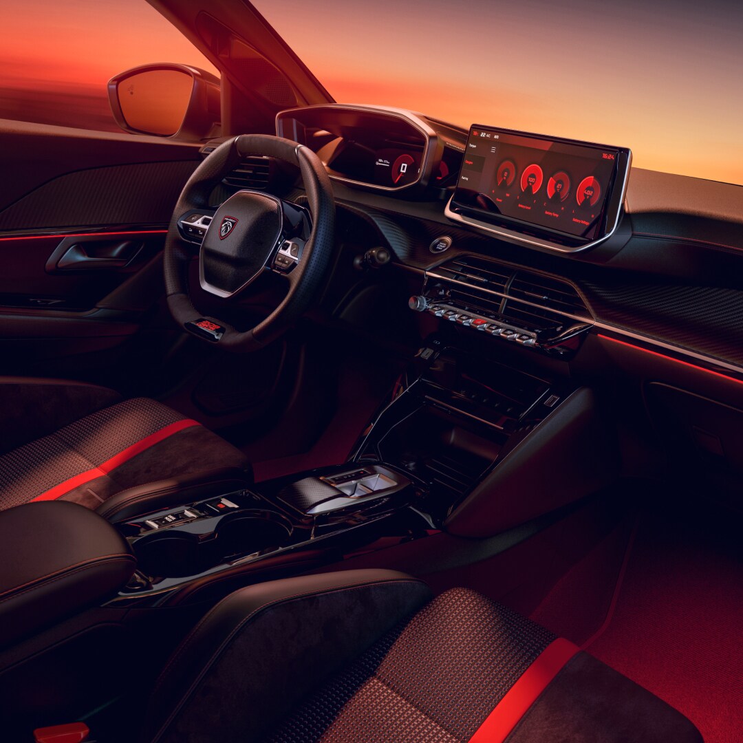 PEUGEOT i‑Cockpit® des neuen PEUGEOT E‑208 GTi